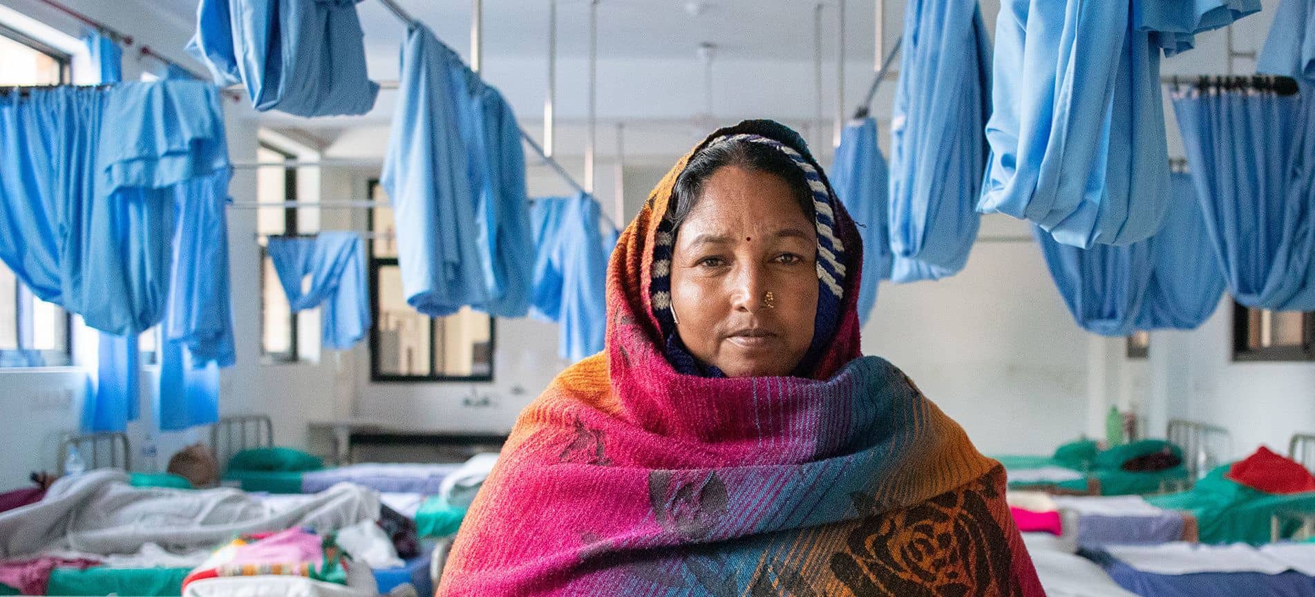 Woman with fistula in Nepal