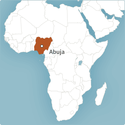 Map of Abuja, Nigeria